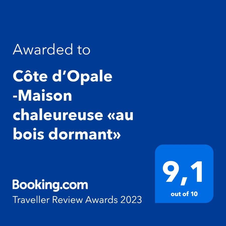 Cote D'Opale -Maison Chaleureuse «Au Bois Dormant» Wadenthun Exteriör bild